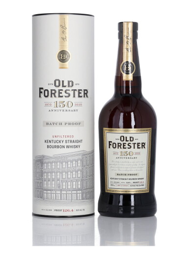 View full screen - View 1 of Lot 229. Old Forester 150th Anniversary 126.4 Proof NV (1 Bottle 75cl).