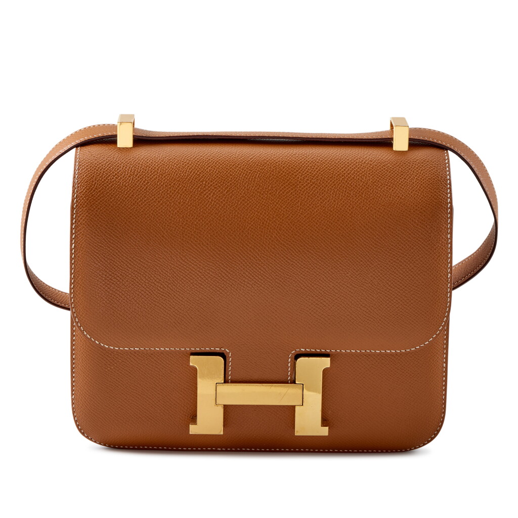 View full screen - View 1 of Lot 53. Gold Epsom Constance 24 Gold Hardware, 2021.