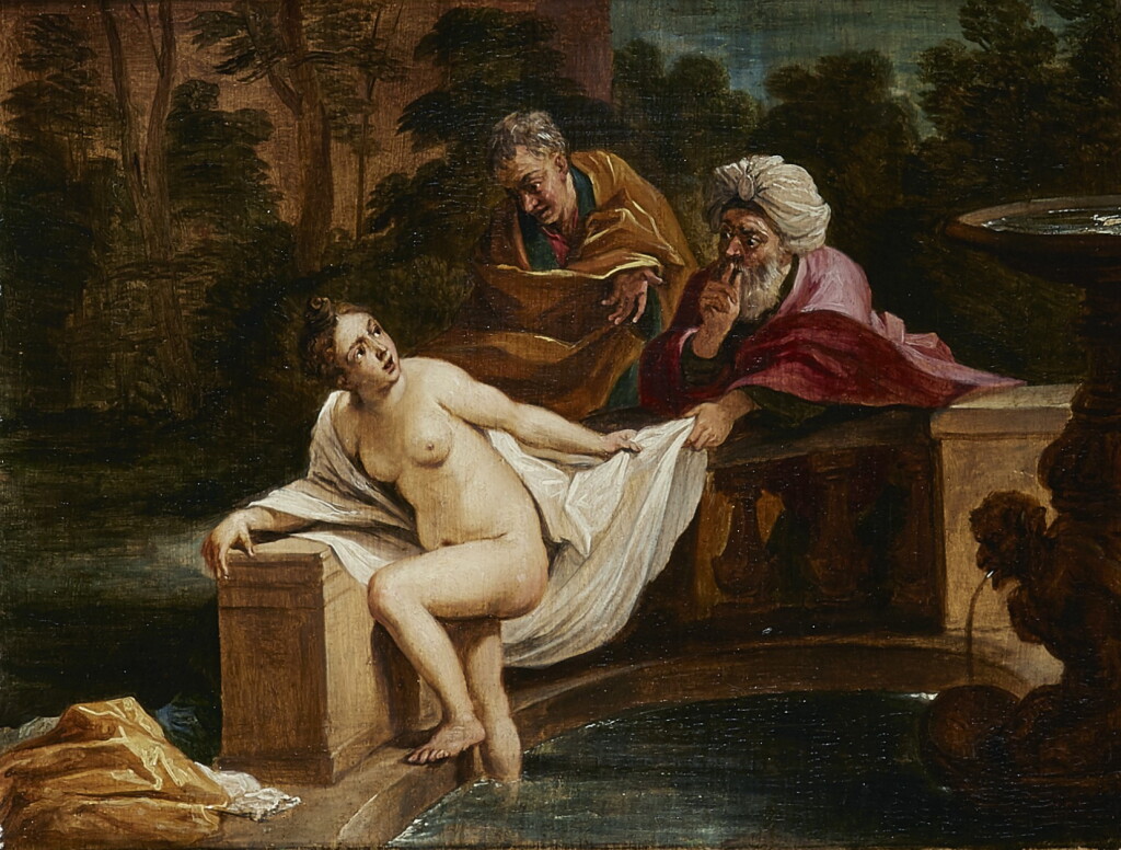 View full screen - View 1 of Lot 241. DAVID TENIERS THE YOUNGER, AFTER GUIDO RENI | SUSANNAH AND THE ELDERS.