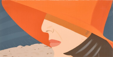 View full screen - View 1 of Lot 90. Orange Hat, from Alex and Ada, the 1960's to the 1980's.
