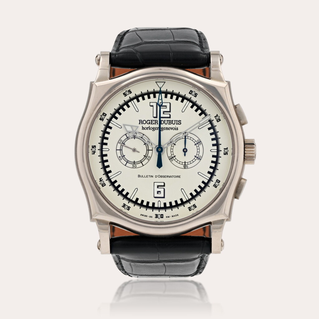 View full screen - View 1 of Lot 375. Sympathie, reference S46 56 0 Montre bracelet à chronographe en or blanc | White gold chronograph wristwatch Vers 2008 | Circa 2008.