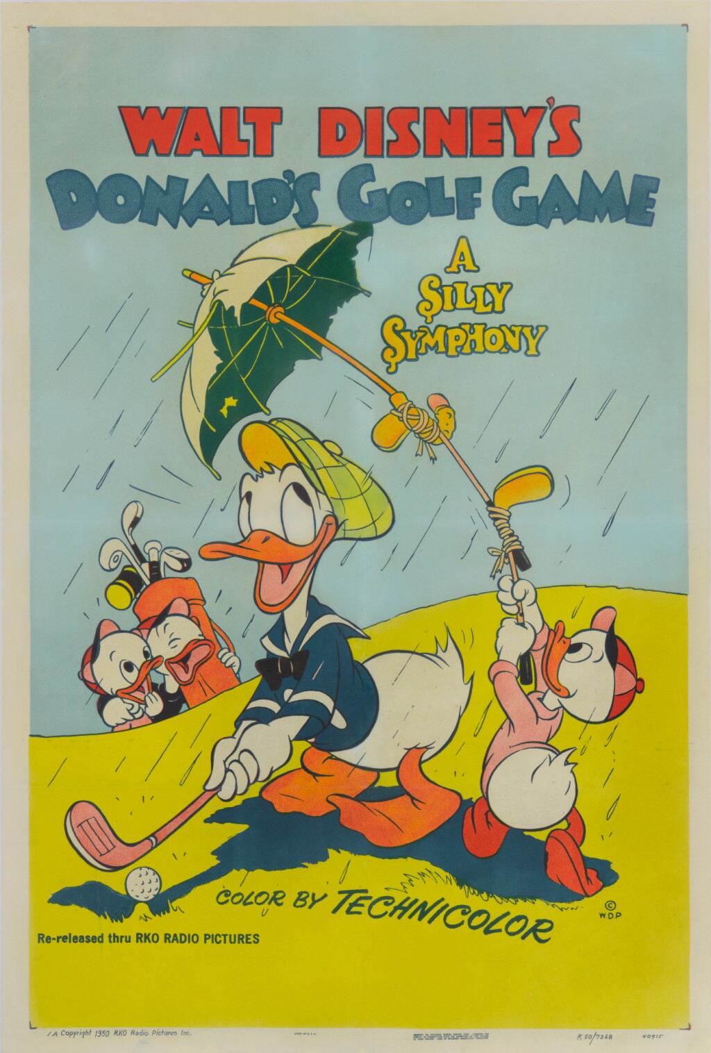 View full screen - View 1 of Lot 10. Donald's Golf Game (1938) poster, US.