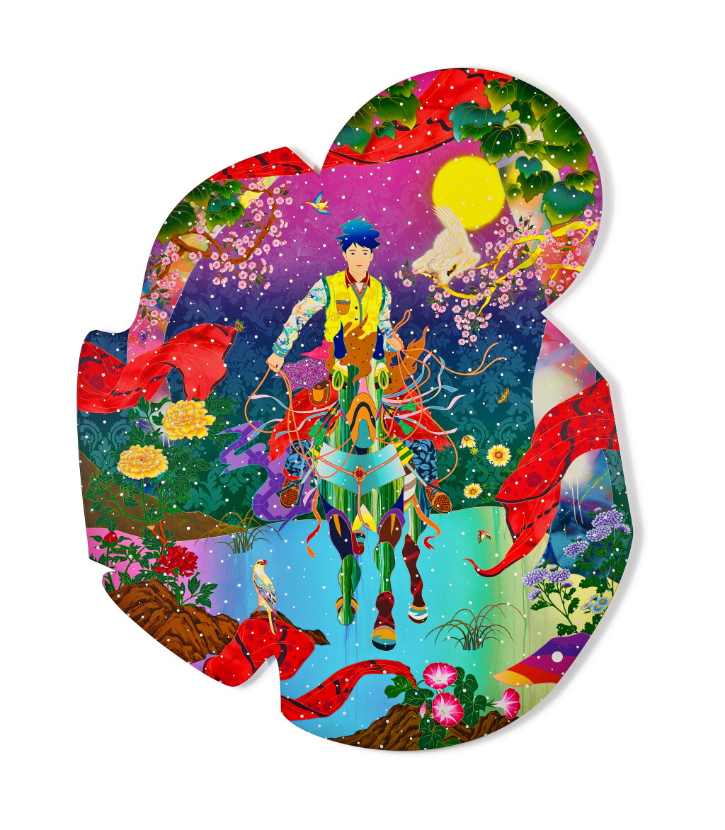 View full screen - View 1 of Lot 1145. Tomokazu Matsuyama 松山智一 | Nice Quiet Hot Tears 寂靜的熱淚.