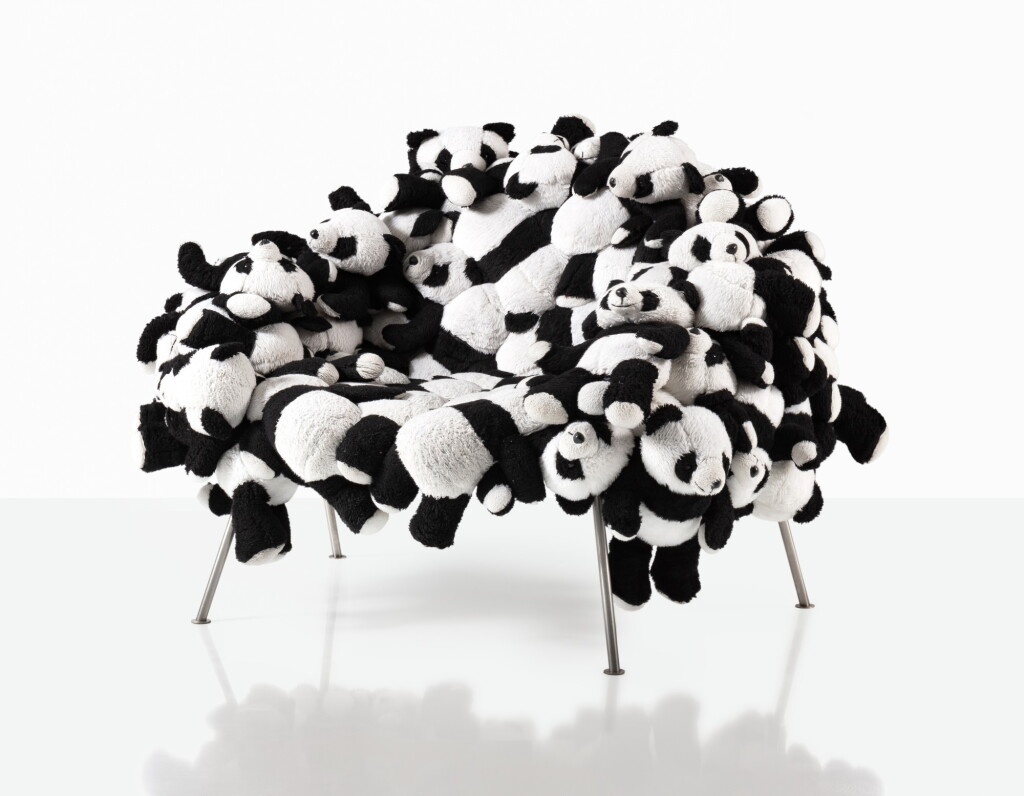 View full screen - View 1 of Lot 110. Chaise panda chair.