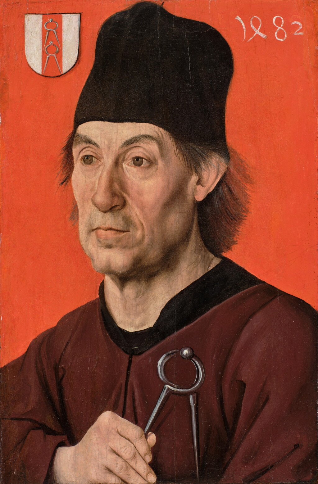 View full screen - View 1 of Lot 1. Portrait of the architect Moritz Ensinger (c. 1430–1482/3).