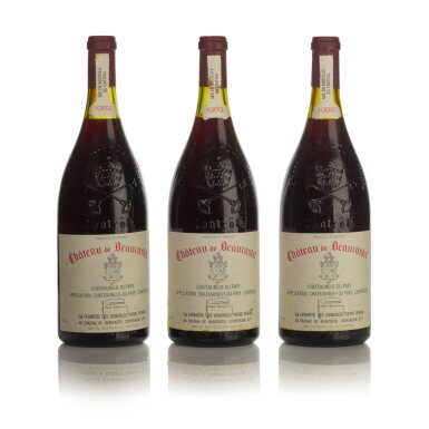 View full screen - View 1 of Lot 268. Château de Beaucastel Rouge 1989 (5 MAG).
