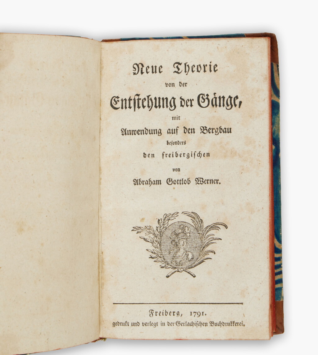 View full screen - View 1 of Lot 214. Werner, Abraham Gottlob | First edition of the author's last major work.