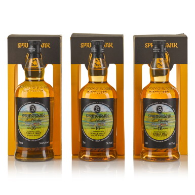 View full screen - View 1 of Lot 266. Springbank Local Barley 16 Year Old 54.3 abv 1999 (3 BT 70cl).