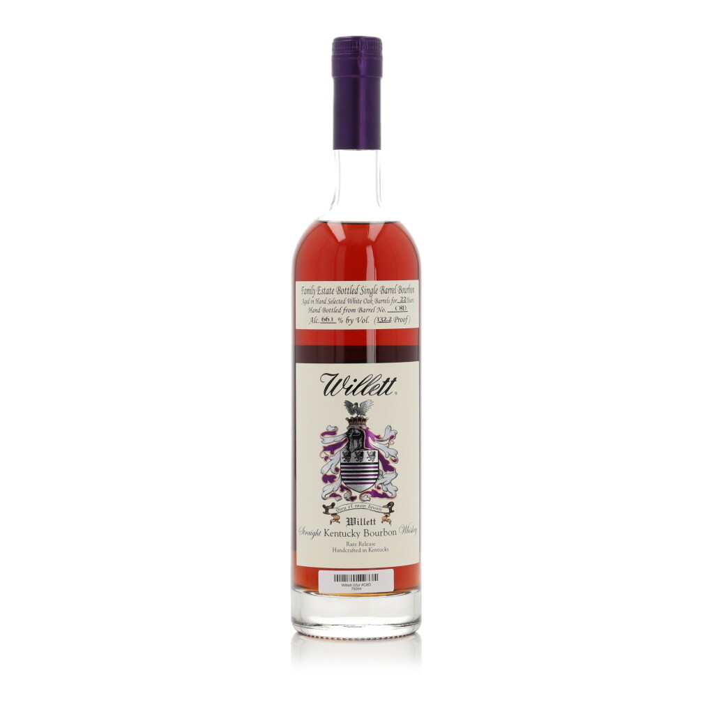 View full screen - View 1 of Lot 404. Willett Family Estate Single Barrel Bourbon 22 Year Old #C8D 132.2 Proof NV (1 BT 75cl).