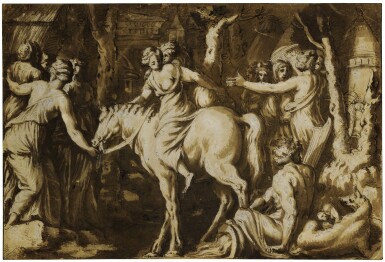 View full screen - View 1 of Lot 1. The Flight of Cloelia .