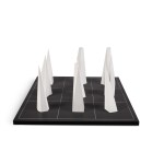 9 Pyramids on a 9 Part Grid