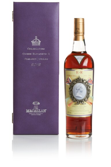 View full screen - View 1 of Lot 168. THE MACALLAN THE QUEEN’S DIAMOND JUBILEE 52.0 ABV NV.