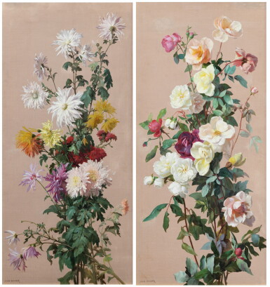 View full screen - View 1 of Lot 151. JEAN BENNER | STILL LIFES WITH FLOWERS.