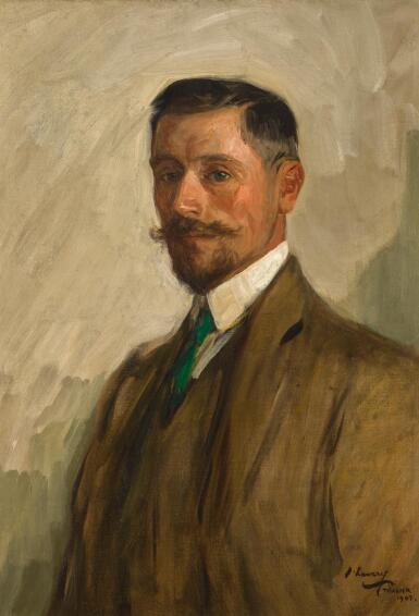 View full screen - View 1 of Lot 40. SIR JOHN LAVERY, R.A., R.H.A., R.S.A. | PORTRAIT OF WALTER BURTON HARRIS.