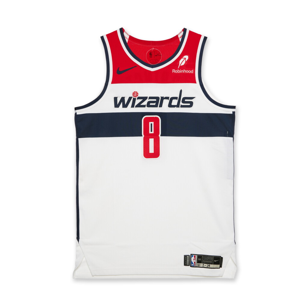 View full screen - View 1 of Lot 233. Carlton ‘Bub’ Carrington Washington Wizards 2024-2025 Game Worn Association Edition Jersey | 5th Career Game.
