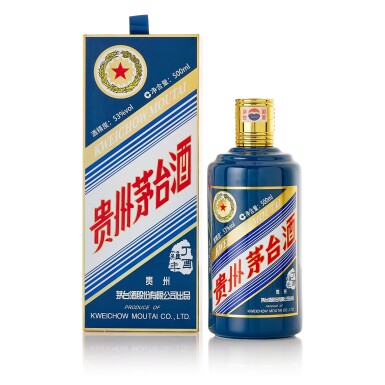 View full screen - View 1 of Lot 518. 2017年產 "五星牌"貴州茅台酒 - 雞年生肖 Kweichow Moutai Five Star Year of the Rooster 2017 (1 BT50).