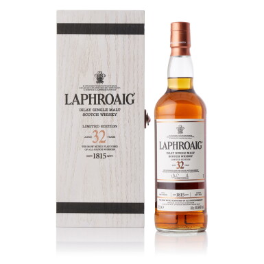 View full screen - View 1 of Lot 8084. Laphroaig 32 Year Old 46.6 abv NV (1 BT70).
