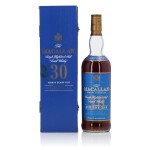 The Macallan 30 Year Old Sherry Oak Blue Box 43.0 abv NV (1 Bottle 75cl)