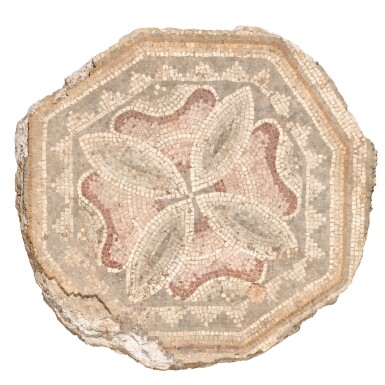 View full screen - View 1 of Lot 16. A Roman Octagonal Mosaic Panel, circa 2nd/3rd Century A.D..