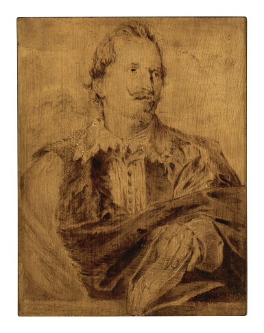 View full screen - View 1 of Lot 34. CIRCLE OF SIR ANTHONY VAN DYCK | PORTRAIT OF JEAN-GASPARD GEVAERTS (1593-1666).