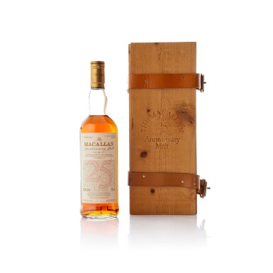 View full screen - View 1 of Lot 8106. The Macallan 25 Year Old Anniversary Malt 43.0 abv 1962 (1 BT75).