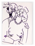 Untitled (Mental States Playing Card Drawing)