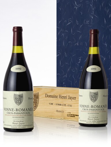 View full screen - View 1 of Lot 5060. Vosne Romanée, Cros Parantoux 1992 Henri Jayer (1 MAG).