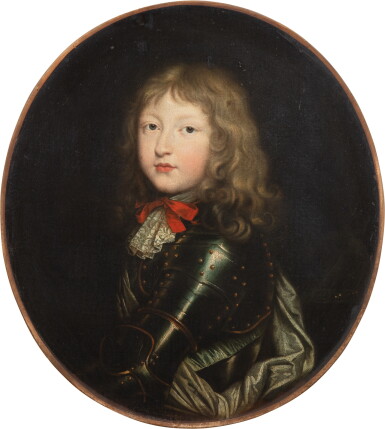 View full screen - View 1 of Lot 30. Portrait of the young Louis XIV | Portrait du jeune Louis XIV.
