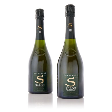 View full screen - View 1 of Lot 9046. Salon Le Mesnil, Blanc de Blancs 1990 (2 BT).