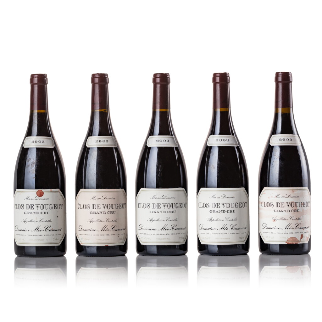 View full screen - View 1 of Lot 142. Clos de Vougeot 2003 Méo-Camuzet (5 BT).