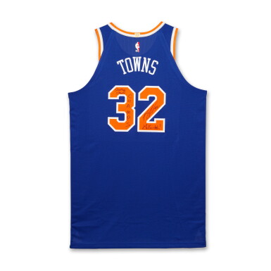 View full screen - View 1 of Lot 7. Karl-Anthony Towns Game Worn 2026 'NBA All-Star Shooting Stars' Icon Edition Jersey | Shooting Stars Champion | Signed and Inscribed.