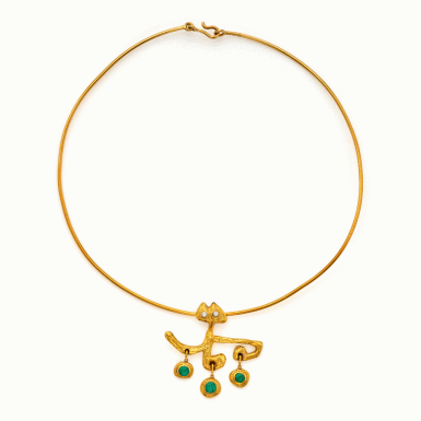 View full screen - View 1 of Lot 24. Masenza-Roma Choker designed by Afro Basaldella.