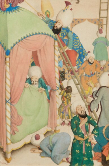 View full screen - View 1 of Lot 271. Edmund Dulac | The Search for the Lost Phoenix, 1928.