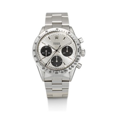 View full screen - View 1 of Lot 162. ROLEX | COSMOGRAPH DAYTONA, REFERENCE 6262, A STAINLESS STEEL CHRONOGRAPH WRISTWATCH WITH BRACELET, CIRCA 1971.