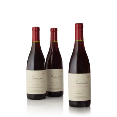 View full screen - View 1 of Lot 562. Marcassin Pinot Noir, Three Sisters Vineyard 2006 (3 BT).