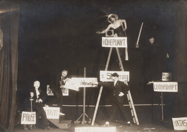 View full screen - View 1 of Lot 5. Oskar Schlemmer Theater "Meta or the Pantomime of Places", Bauhaus, Weimar, 1924.
