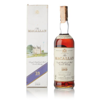 View full screen - View 1 of Lot 17. The Macallan 18 Year Old Sherry Oak 43.0 abv 1969 (1 Bottle 75cl).
