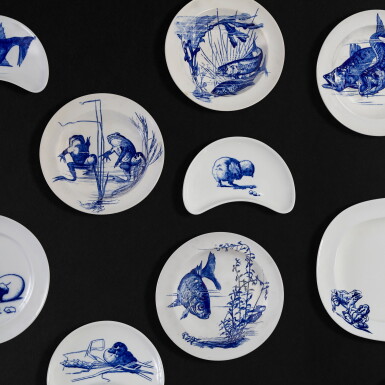View full screen - View 1 of Lot 104. A Rare Dinner Service.