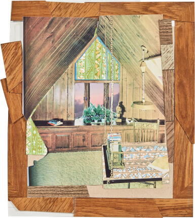 View full screen - View 1 of Lot 845. Interior: Wooden Attic.