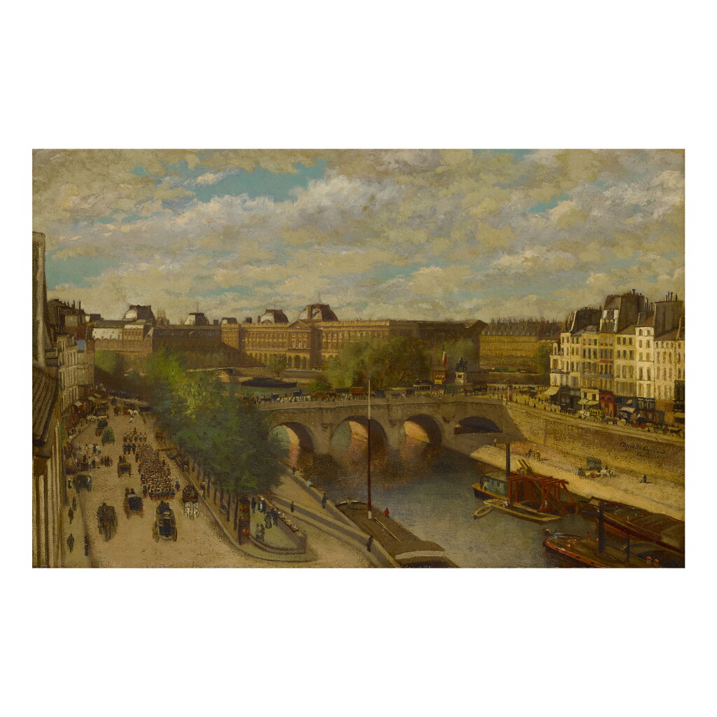 View full screen - View 1 of Lot 105. ALFRED BRYANT COPELAND | THE LOUVRE, PARIS.