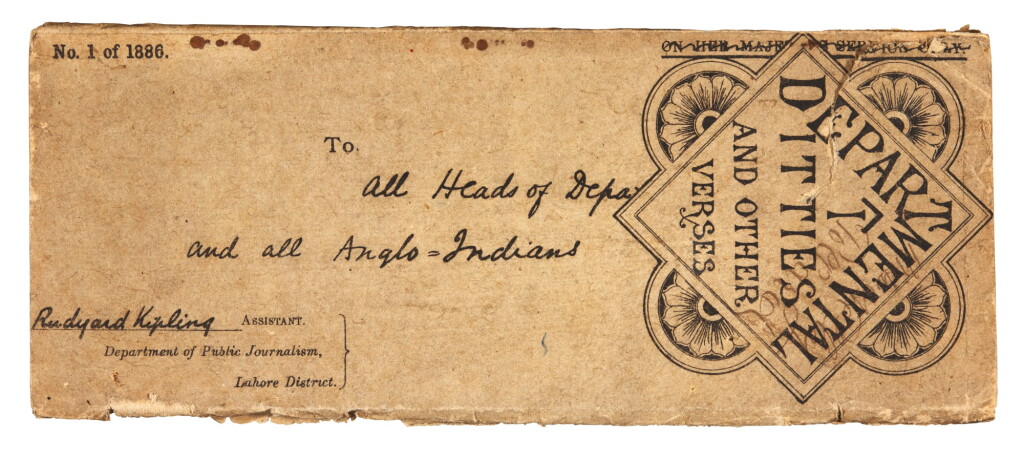 View full screen - View 1 of Lot 103. Kipling, Departmental Ditties, 1886.