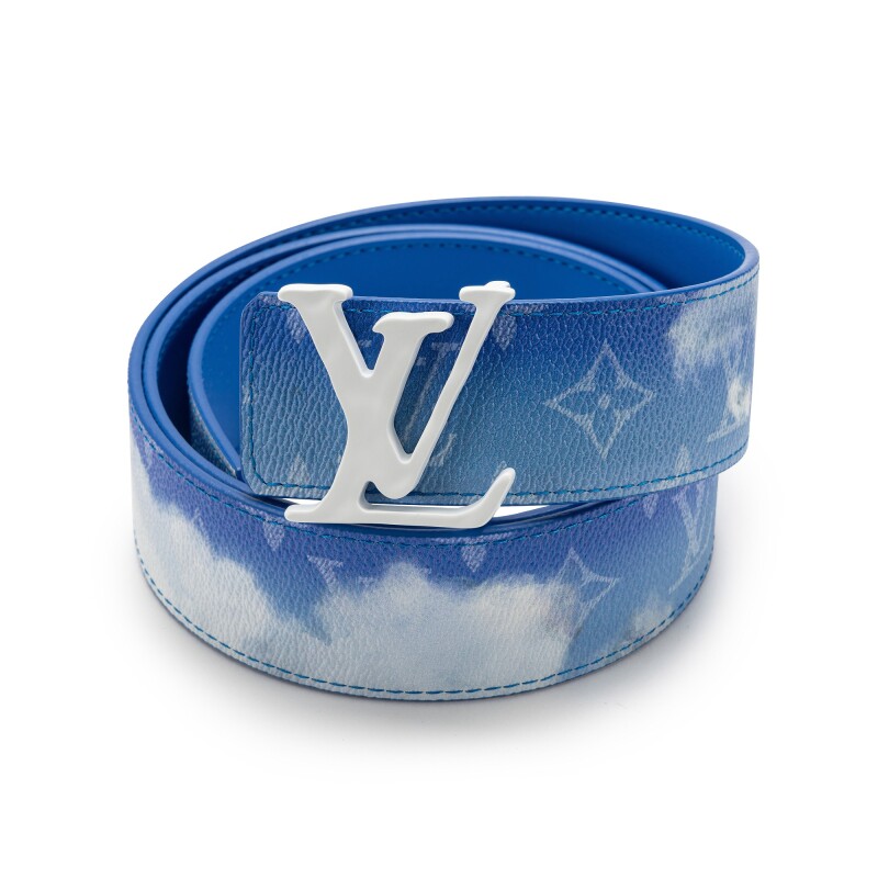 Lv Belt Virgil Abloh Louis Vuitton LV Belt Eclipse Taiga Initials