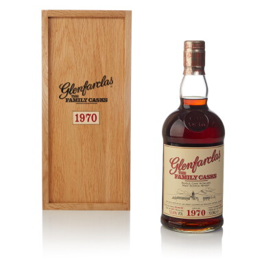 View full screen - View 1 of Lot 162. Glenfarclas The Family Casks #566 53.6 abv 1970 (1 BT 70cl).