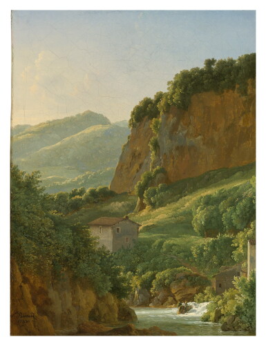 View full screen - View 1 of Lot 44. Sold Without Reserve | JEAN-JOSEPH-XAVIER BIDAULD | VIEW OF THE RAVINE AT SAN COSIMATO.