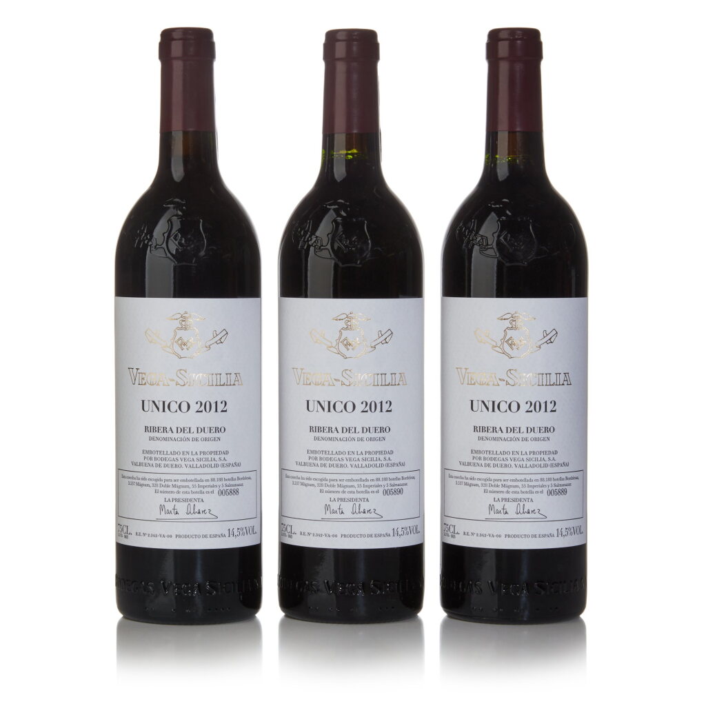View full screen - View 1 of Lot 408. Vega Sicilia 'Unico' 2012 (3 BT).