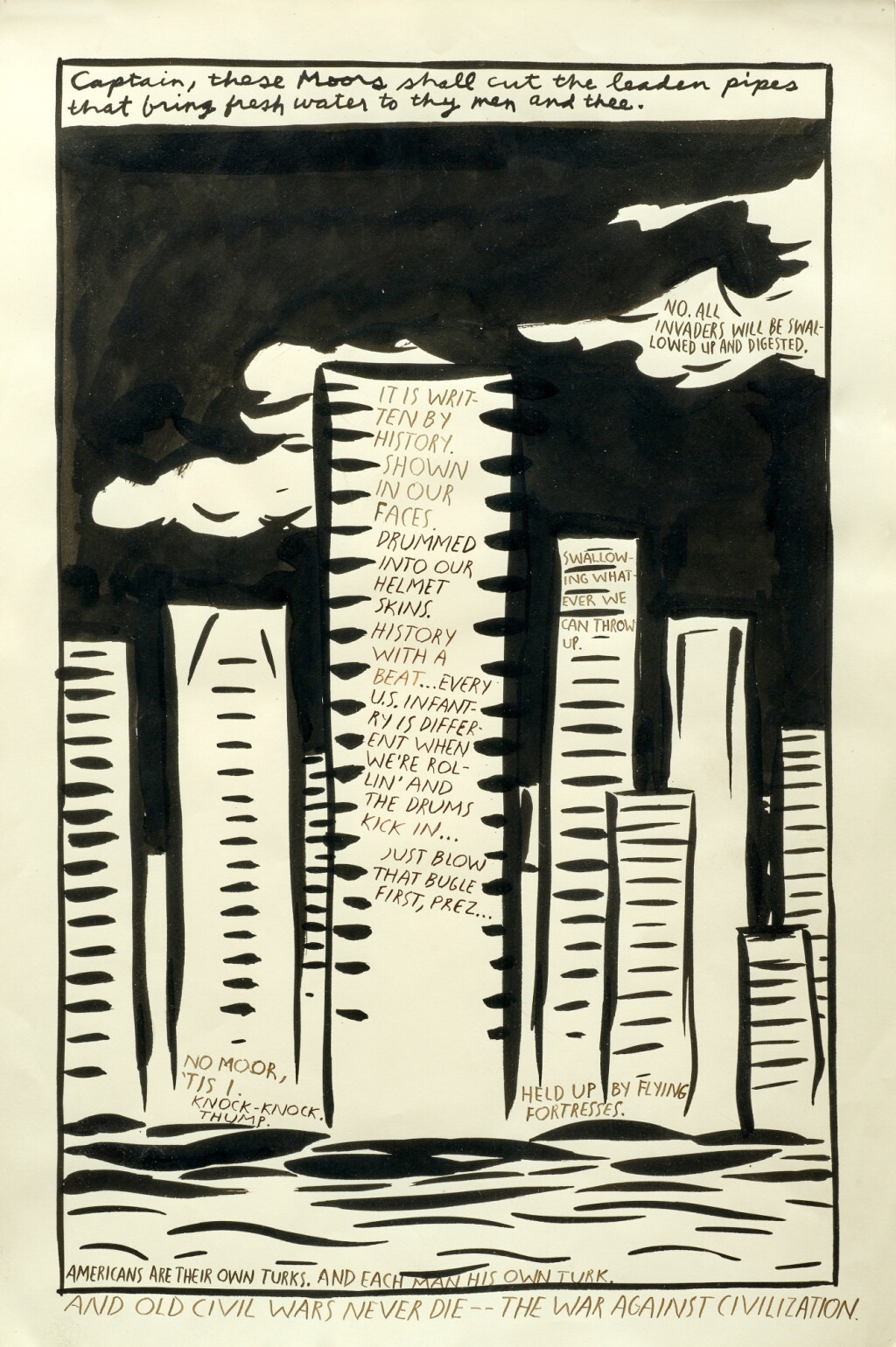 View full screen - View 1 of Lot 96. Untitled (Captain, these Moors shall...).