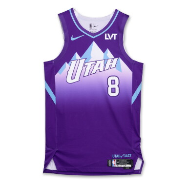 View full screen - View 1 of Lot 226. Patty Mills Utah Jazz 2024-2025 Game Issued City Edition Jersey.