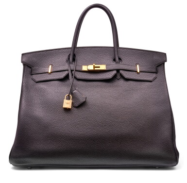 View full screen - View 1 of Lot 110. Black Togo Birkin 40 Gold Hardware, 2001.