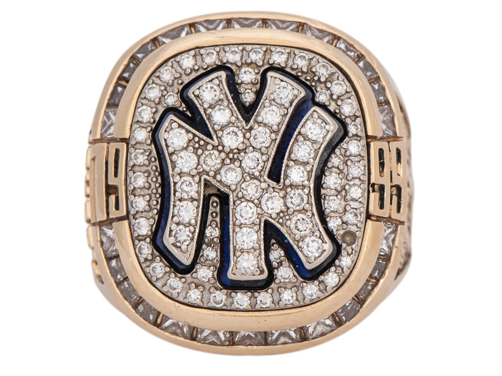 View full screen - View 1 of Lot 74. 1999 New York Yankees World Series Ring Presented To Gene Michael With Original Presentation Box (Michael Family LOA).