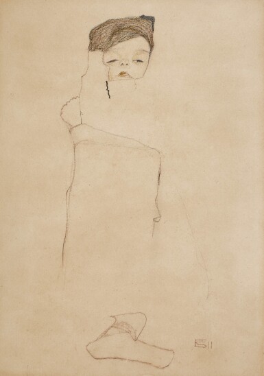View full screen - View 1 of Lot 45. EGON SCHIELE | KLEINKIND (BABY).